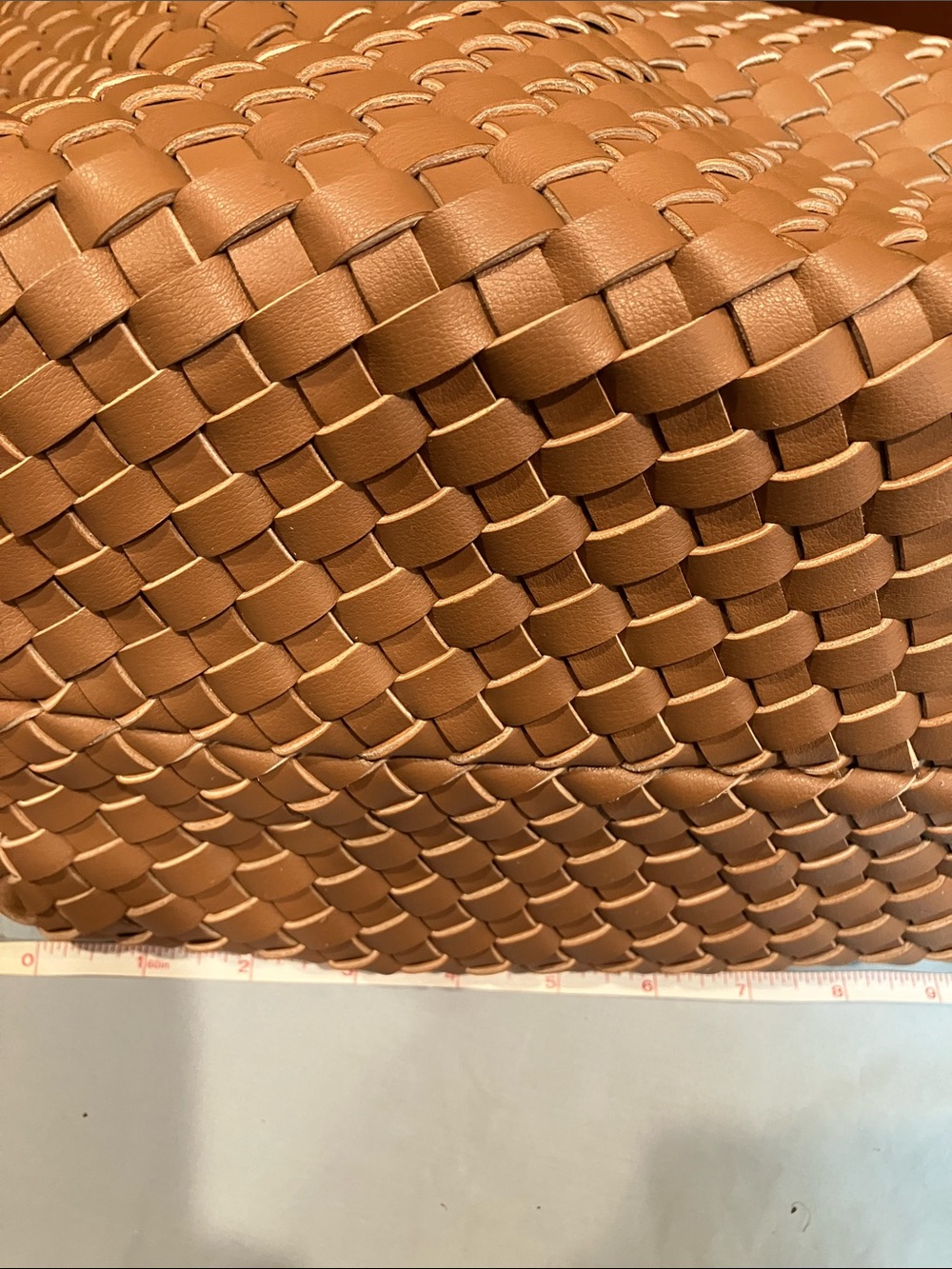 Tiffany & Fred Woven Tote with Tan Leather Pouch - Picture 13 of 16